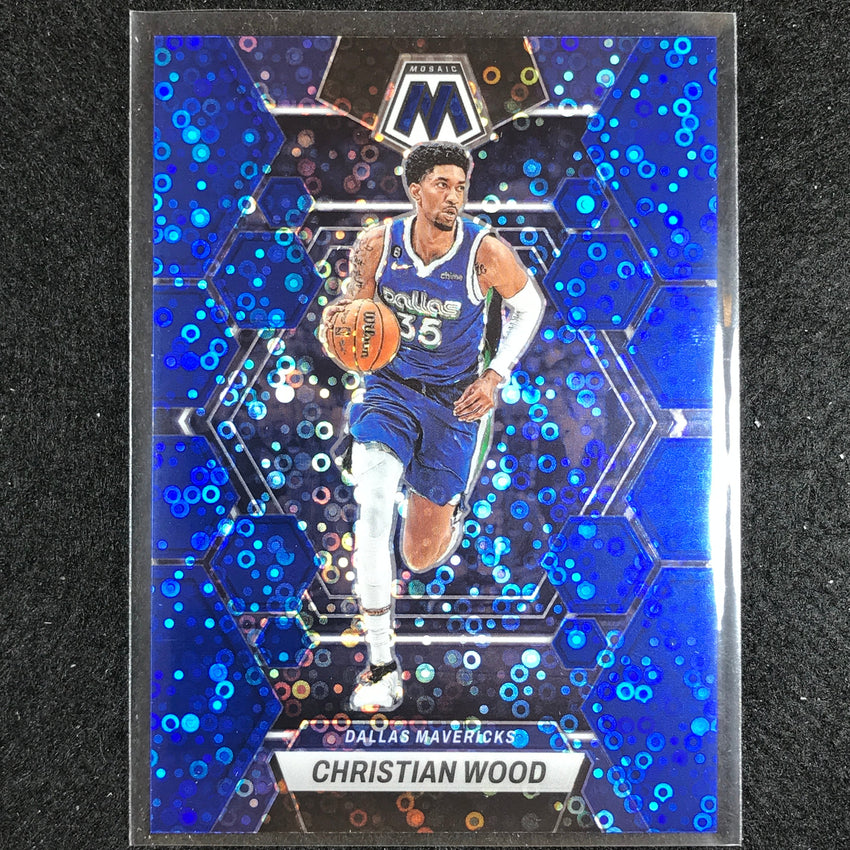 2022-23 Mosaic CHRISTIAN WOOD Fast Break Blue Disco 9/85 #125