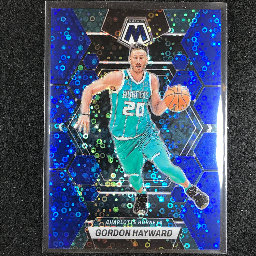 2022-23 Mosaic GORDON HAYWARD Fast Break Blue Disco 20/85 #127