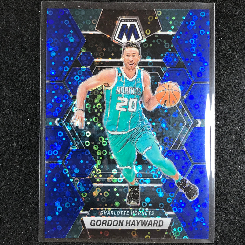 2022-23 Mosaic GORDON HAYWARD Fast Break Blue Disco 51/85 #127