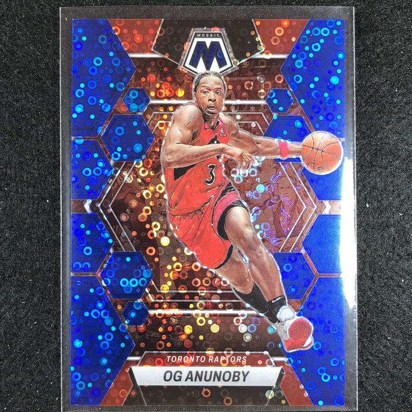 2022-23 Mosaic Og Anunoby Fast Break Blue Disco 67/85 No 136