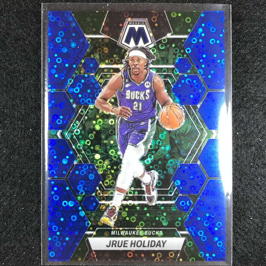 2022-23 Mosaic JRUE HOLIDAY Fast Break Blue Disco 55/85 #158