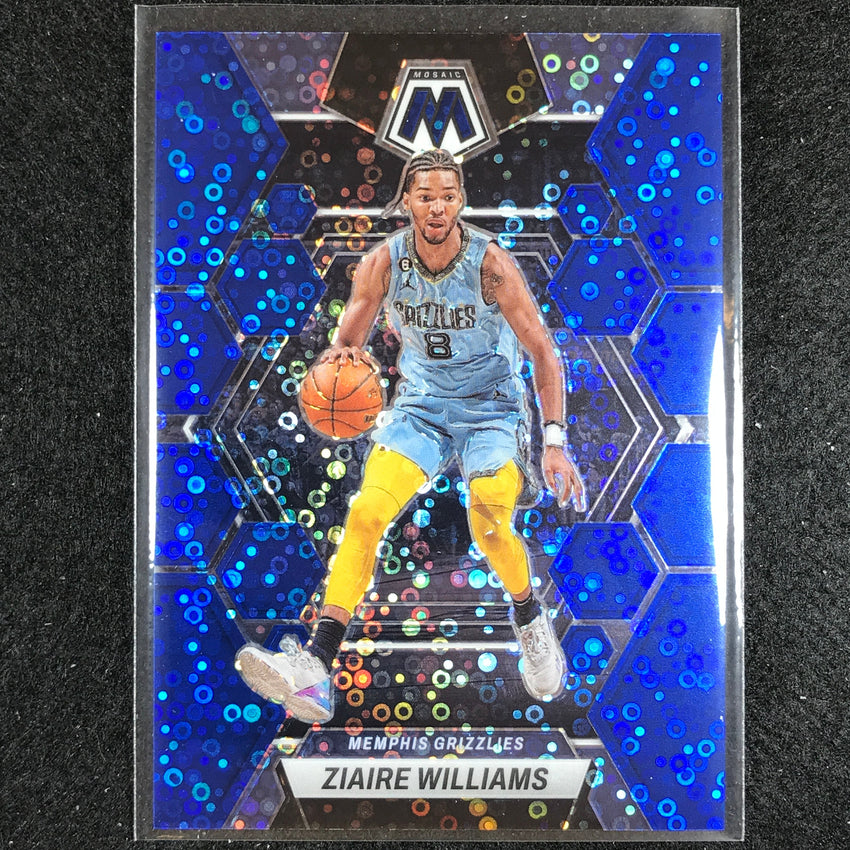 2022-23 Mosaic ZIAIRE WILLIAMS Fast Break Blue Disco 42/85 #163