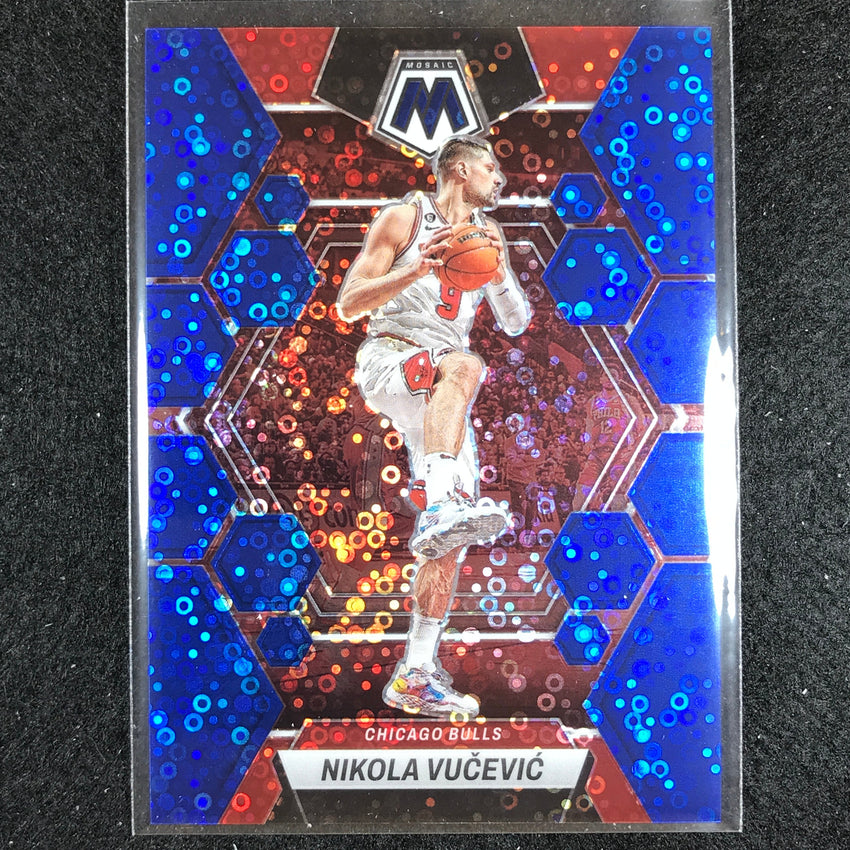 2022-23 Mosaic Nikola Vucevic Fast Break Blue Disco 48/85 No 187