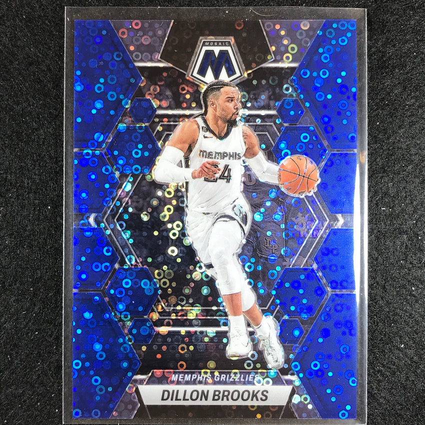 2022-23 Mosaic DILLON BROOKS Fast Break Blue Disco 48/85 #189