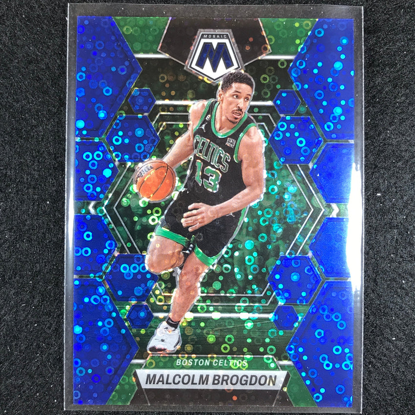 2022-23 Mosaic MALCOLM BROGDON Fast Break Blue Disco 5/85 #196
