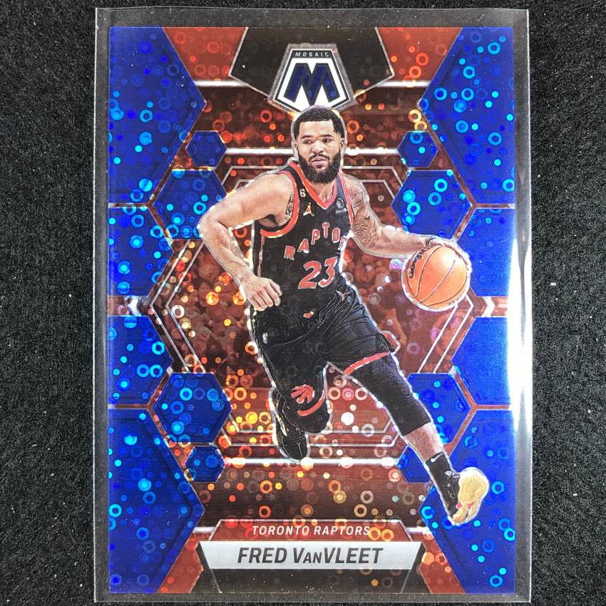 2022-23 Mosaic FRED VANVLEET Fast Break Blue Disco 12/85 #199