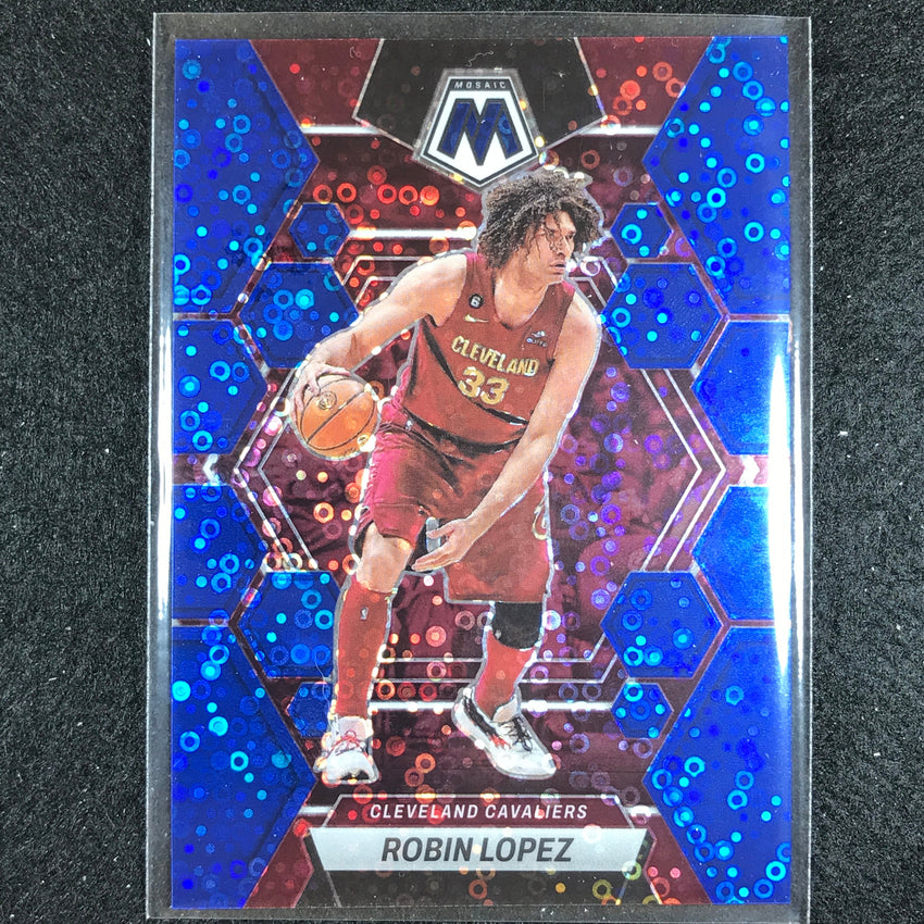 2022-23 Mosaic ROBIN LOPEZ Fast Break Blue Disco 8/85 #200