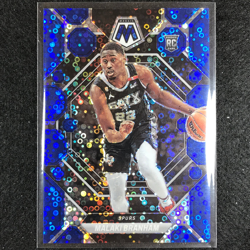 2022-23 Mosaic MALAKI BRANHAM Rookie Fast Break Blue Disco 53/85 #202