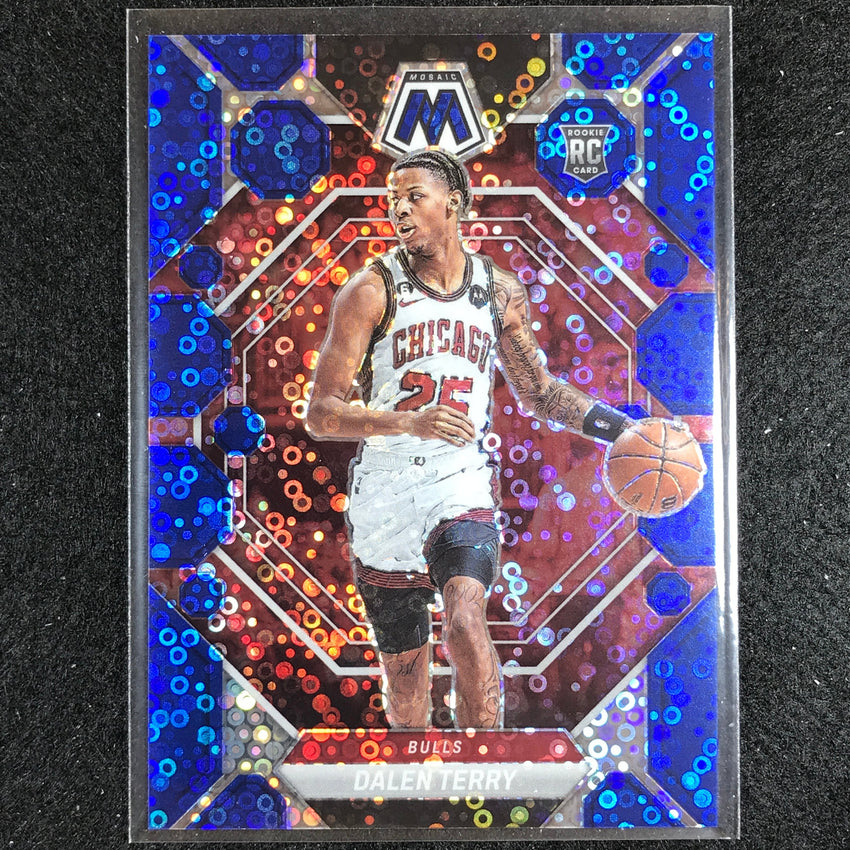 2022-23 Mosaic DALEN TERRY Rookie Fast Break Blue Disco 30/85 #209