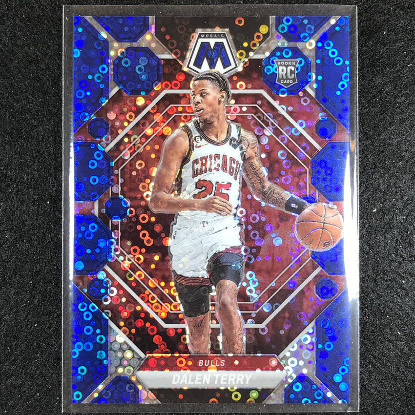 2022-23 Mosaic Dalen Terry Rookie Fast Break Blue Disco 60/85 No 209
