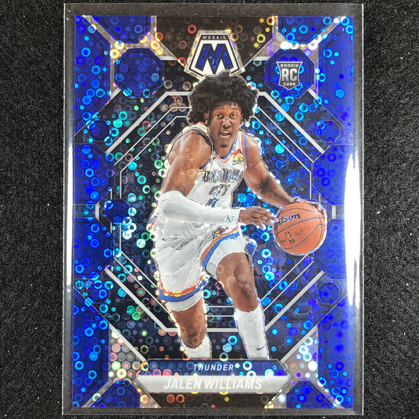 2022-23 Mosaic Jalen Williams Rookie Fast Break Blue Disco 71/85 No 217
