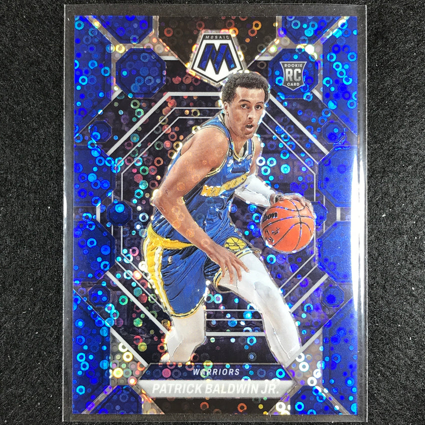 2022-23 Mosaic PATRICK BALDWIN JR. Rookie Fast Break Blue Disco 23/85 #219