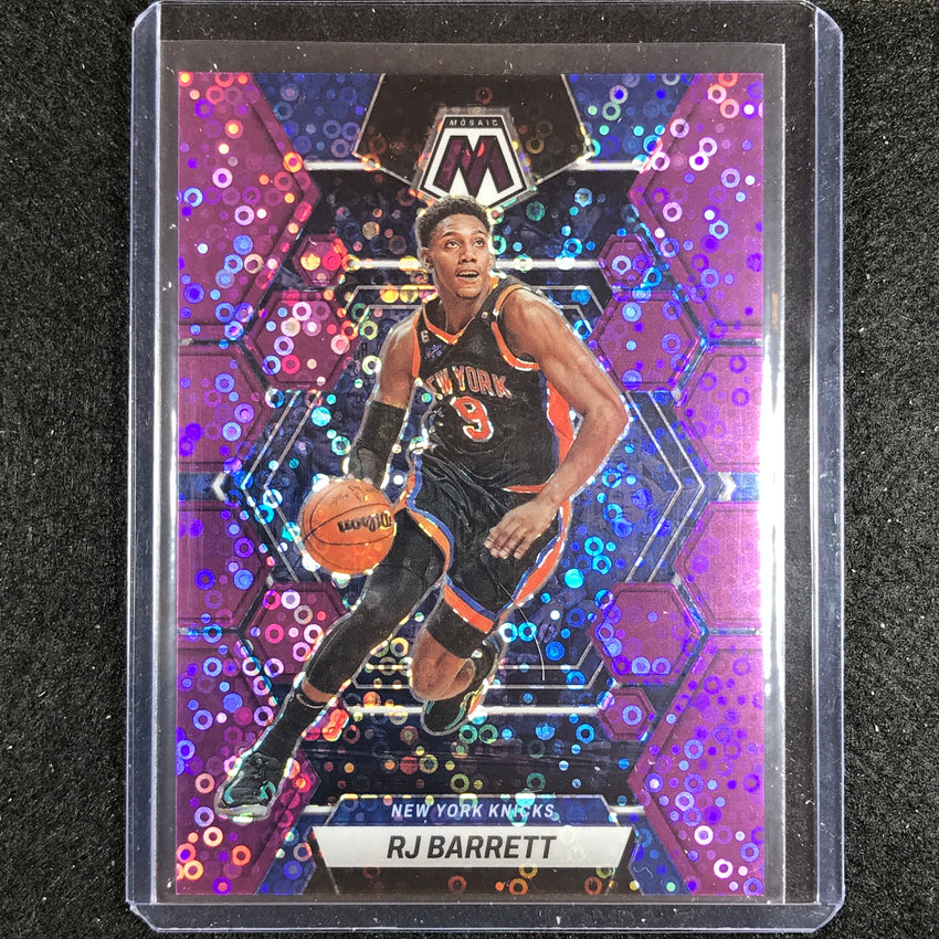 2022-23 Mosaic RJ BARRETT Fast Break Purple Disco 48/50 #3