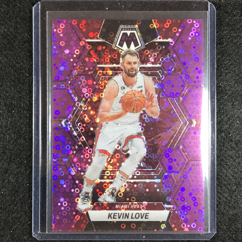 2022-23 Mosaic KEVIN LOVE Fast Break Purple Disco 34/50 #42