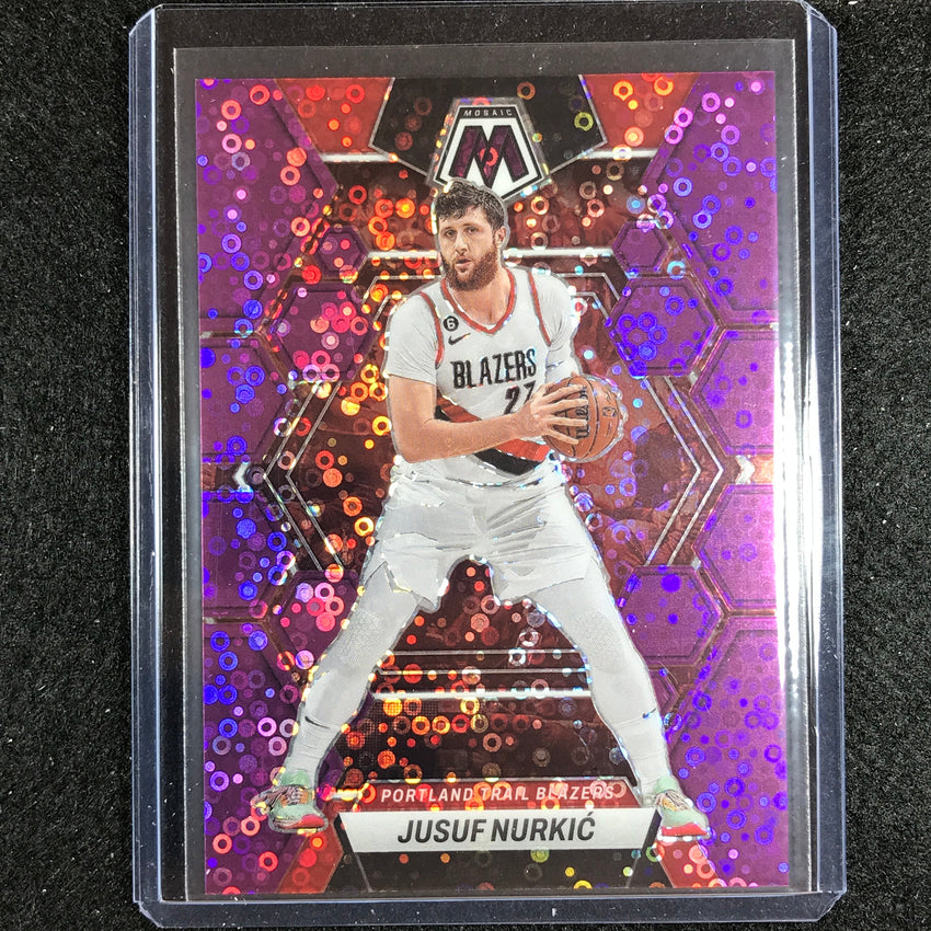 2022-23 Mosaic JUSUF NURKIC Fast Break Purple Disco 37/50 #43