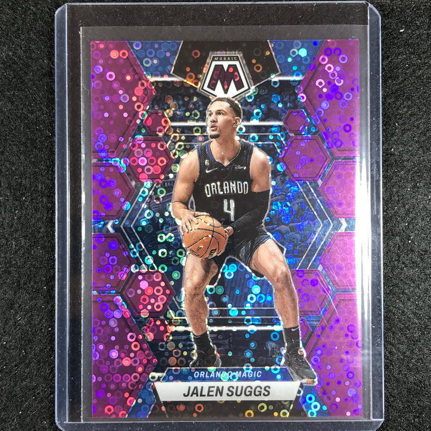 2022-23 Mosaic JALEN SUGGS Fast Break Purple Disco 35/50 #49