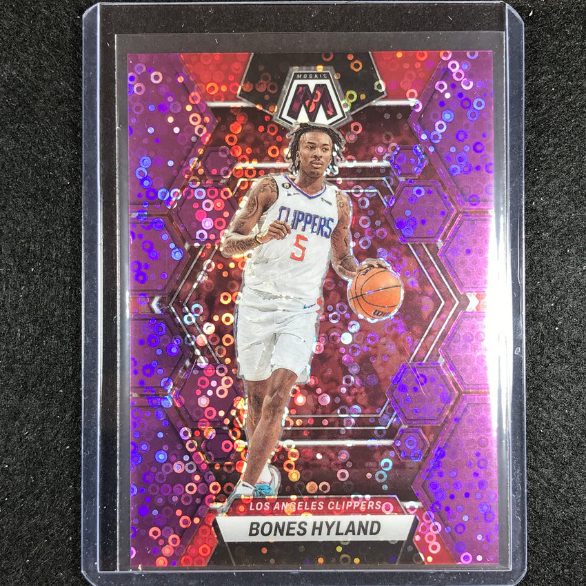 2022-23 Mosaic BONES HYLAND Fast Break Purple Disco 46/50 #51