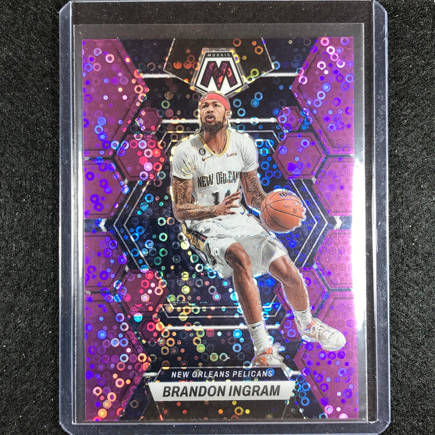 2022-23 Mosaic BRANDON INGRAM Fast Break Purple Disco 47/50 #61