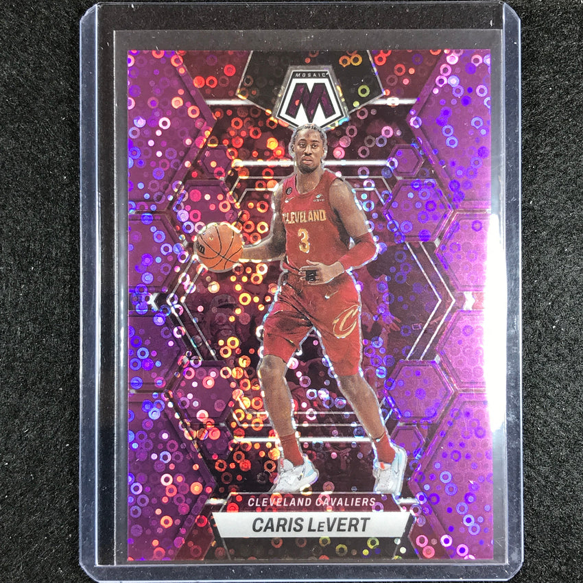 2022-23 Mosaic CARIS LEVERT Fast Break Purple Disco 33/50 #67