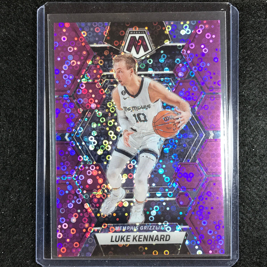 2022-23 Mosaic LUKE KENNARD Fast Break Purple Disco 48/50 #73