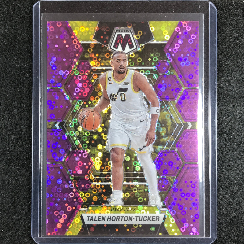 2022-23 Mosaic TALEN HORTON-TUCKER Fast Break Purple Disco 29/50 #74