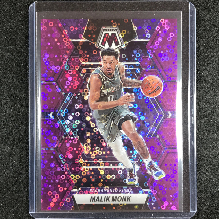 2022-23 Mosaic MALIK MONK Fast Break Purple Disco 11/50 #119