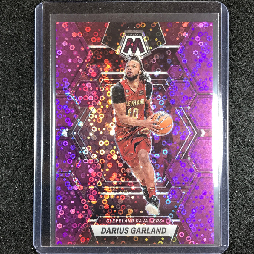 2022-23 Mosaic Darius Garland Fast Break Purple Disco 36/50 No 124