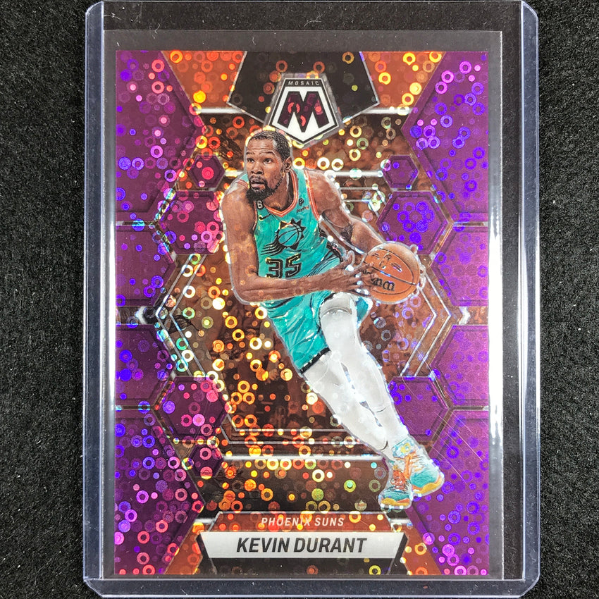 2022-23 Mosaic KEVIN DURANT Fast Break Purple Disco 12/50 #126