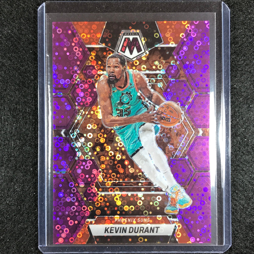 2022-23 Mosaic KEVIN DURANT Fast Break Purple Disco 22/50 #126