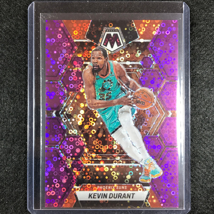 2022-23 Mosaic Kevin Durant Fast Break Purple Disco 31/50 No 126