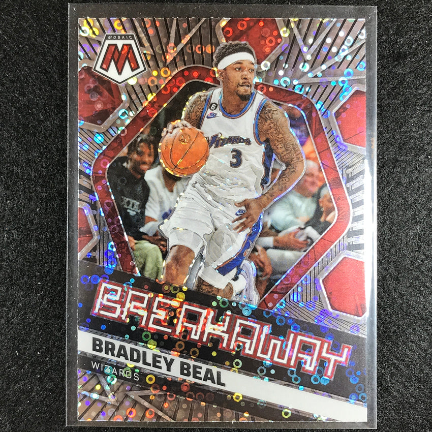 2022-23 Mosaic BRADLEY BEAL Breakaway Fast Break Silver Disco #9