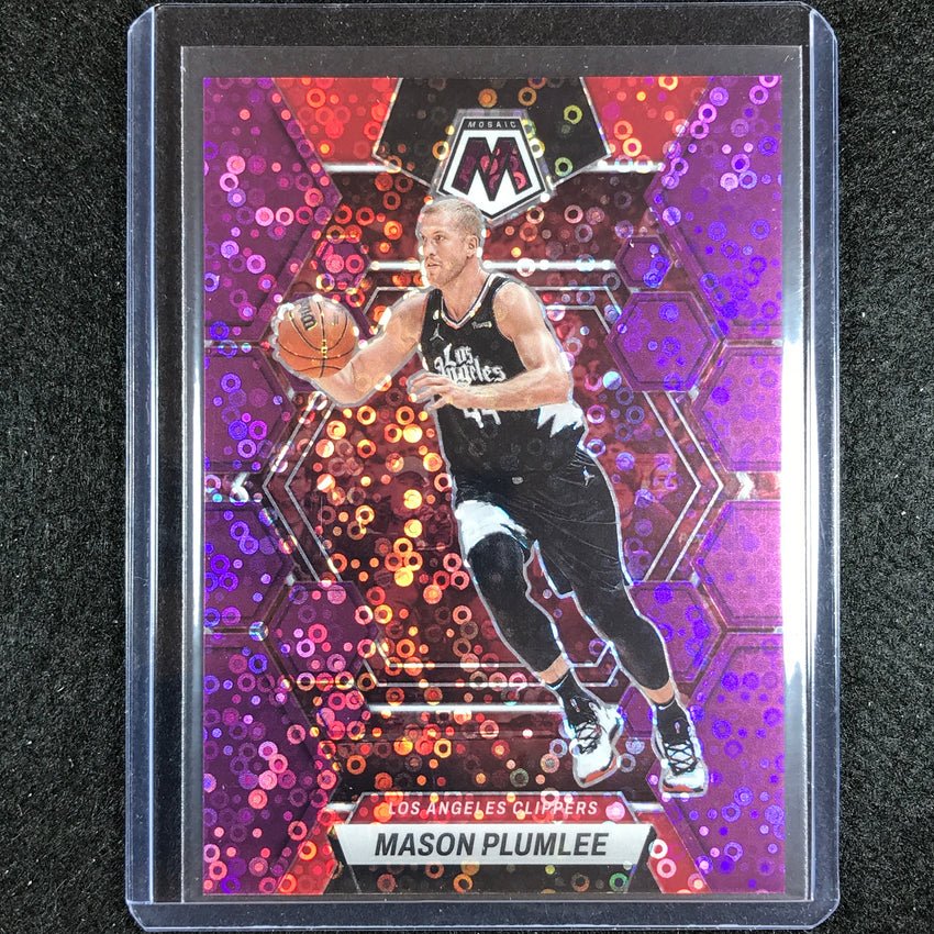 2022-23 Mosaic MASON PLUMLEE Fast Break Purple Disco 40/50 #134