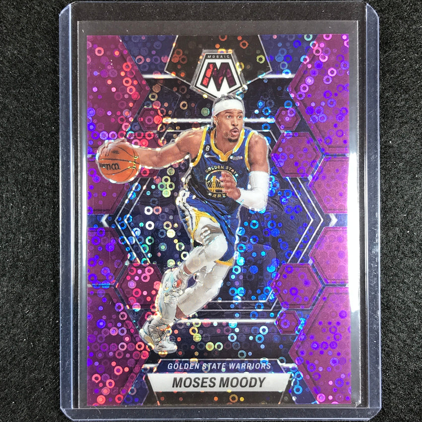 2022-23 Mosaic MOSES MOODY Fast Break Purple Disco 34/50 #161