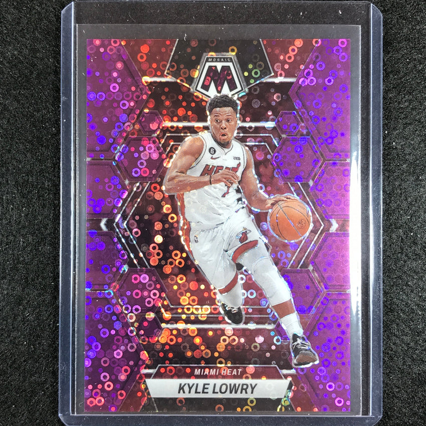 2022-23 Mosaic KYLE LOWRY Fast Break Purple Disco 18/50 #166