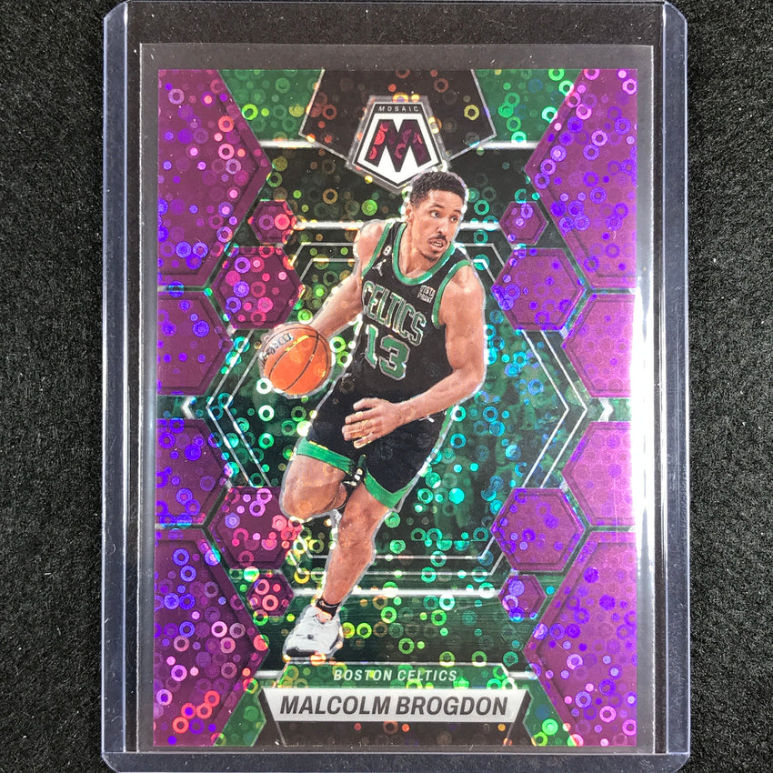 2022-23 Mosaic MALCOLM BROGDON Fast Break Purple Disco 47/50 #196