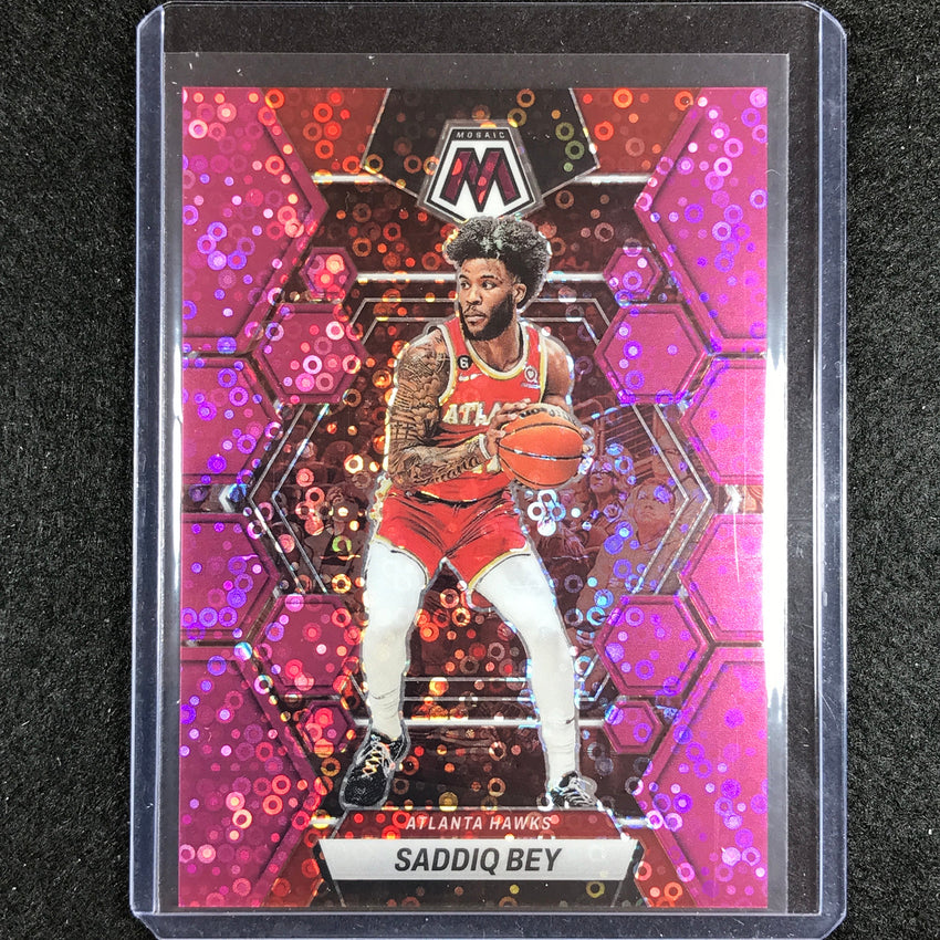 2022-23 Mosaic Saddiq Bey Fast Break Pink Disco 6/20