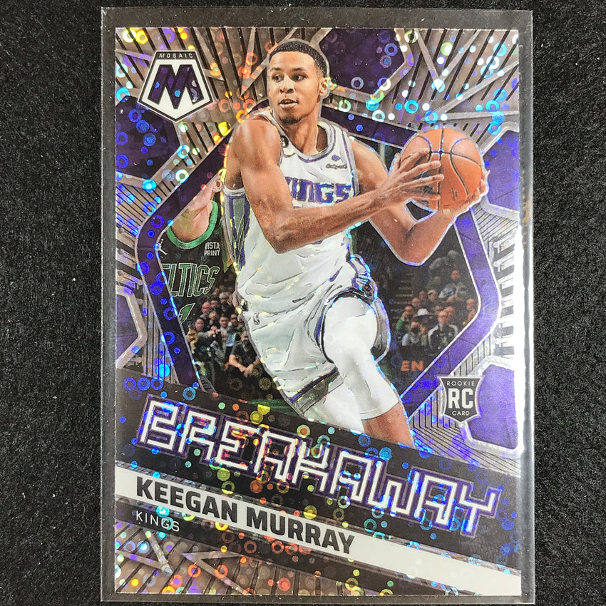 2022-23 Mosaic KEEGAN MURRAY Breakaway Rookie Fast Break Silver Disco #17