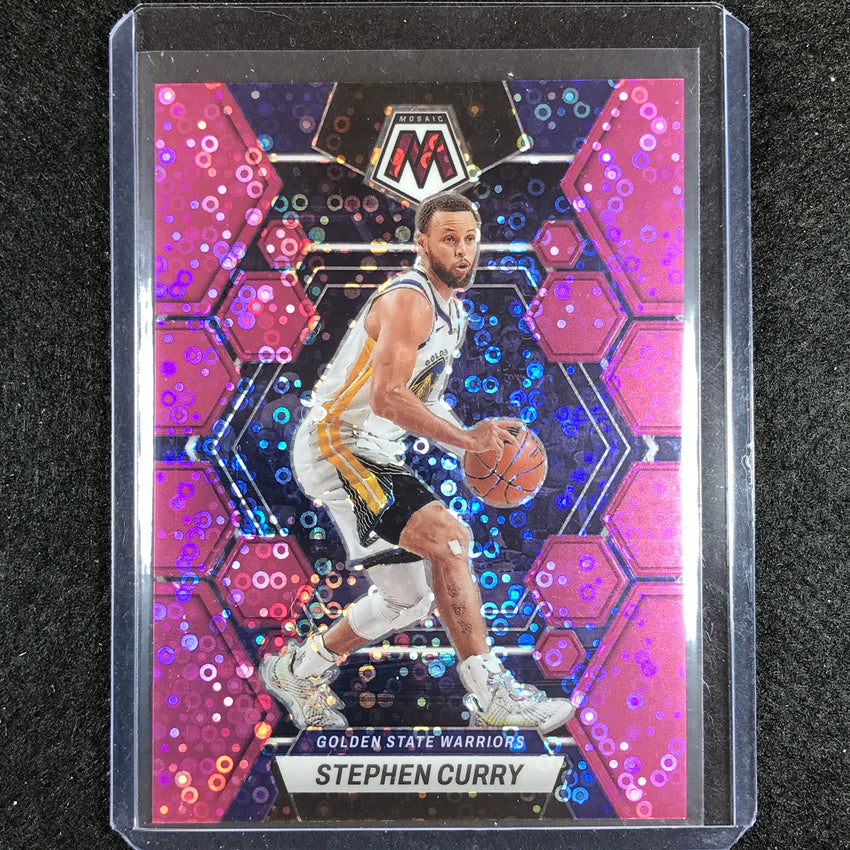 2022-23 Mosaic Stephen Curry Fast Break Pink Disco 5/20
