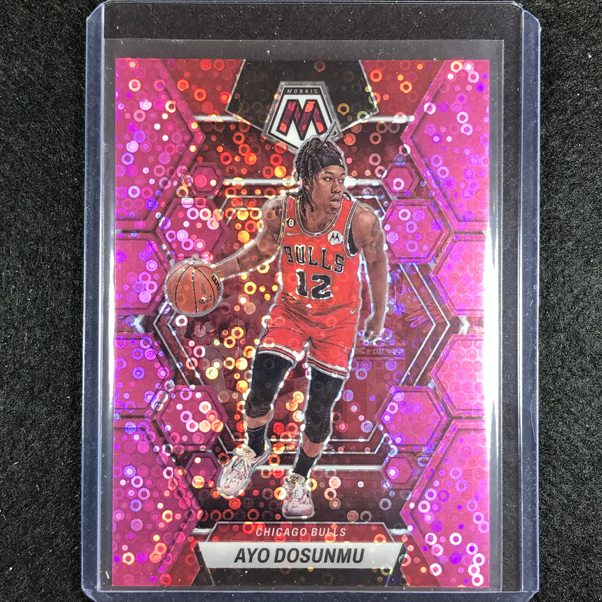 2022-23 Mosaic Ayo Dosunmu Fast Break Pink Disco 16/20