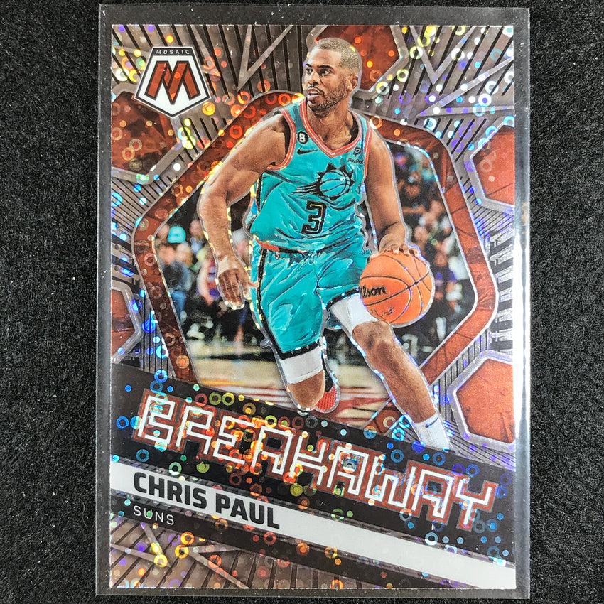 2022-23 Mosaic CHRIS PAUL Breakaway Fast Break Silver Disco #20
