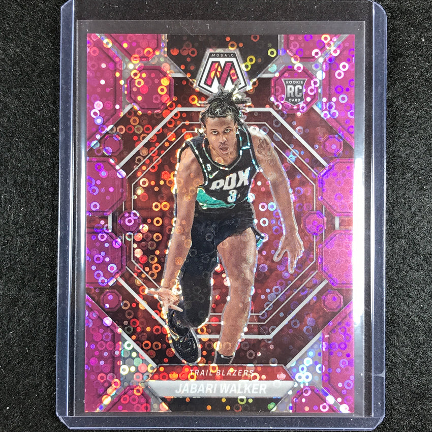 2022-23 Mosaic Jabari Walker Rookie Fast Break Pink Disco 3/20