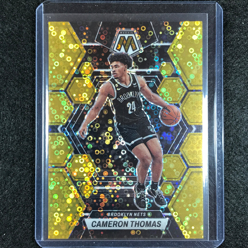 2022-23 Mosaic Cameron Thomas Fast Break Gold Disco 7/10