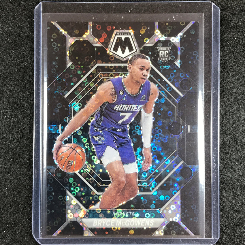 2022-23 Mosaic BRYCE MCGOWENS Rookie Fast Break Black Disco 1/1 #242