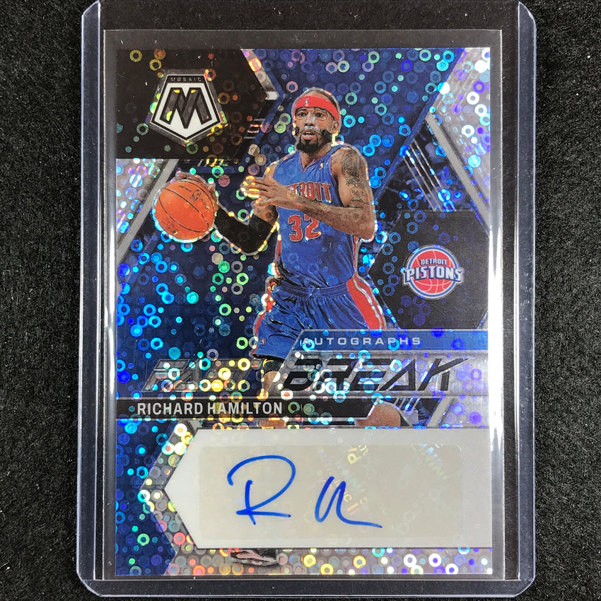 2022-23 Mosaic Richard Hamilton Fast Break Auto Silver Disco No Ham