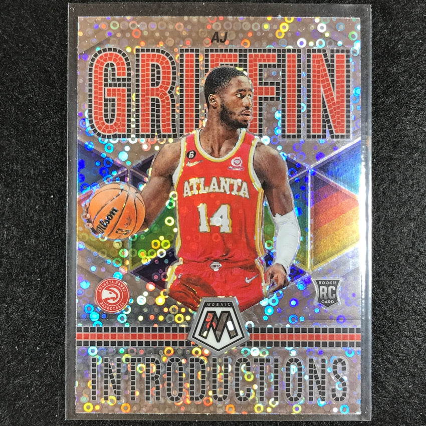 2022-23 Mosaic AJ GRIFFIN Introductions Rookie Fast Break Silver Disco #6