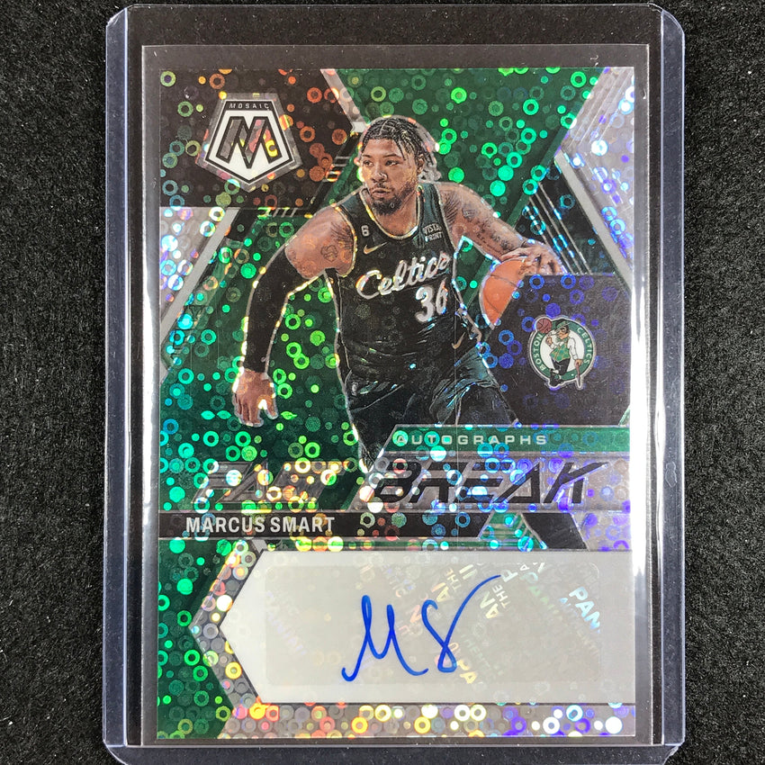 2022-23 Mosaic Marcus Smart Fast Break Auto Silver Disco No Mar