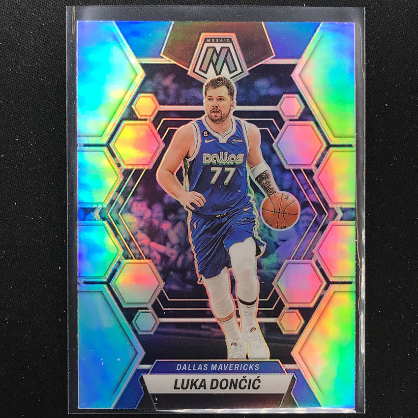 2022-23 Mosaic Luka Doncic Silver Prizm No 1