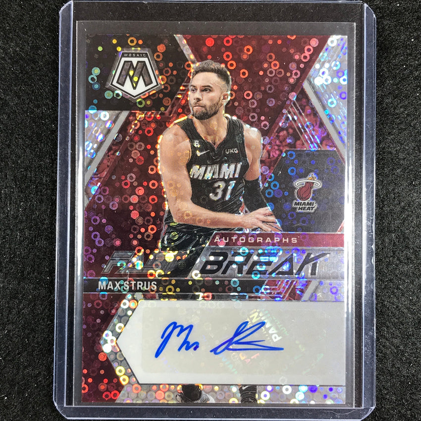 2022-23 Mosaic MAX STRUS Fast Break Auto Silver Disco #MAS