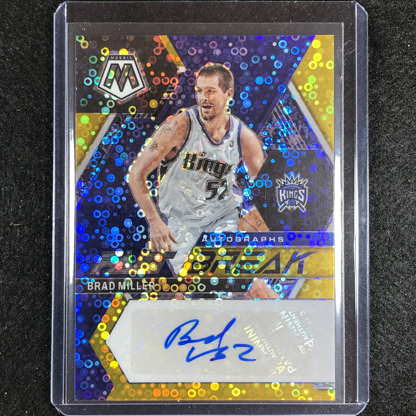 2022-23 Mosaic Brad Miller Fast Break Auto Gold Disco 7/10