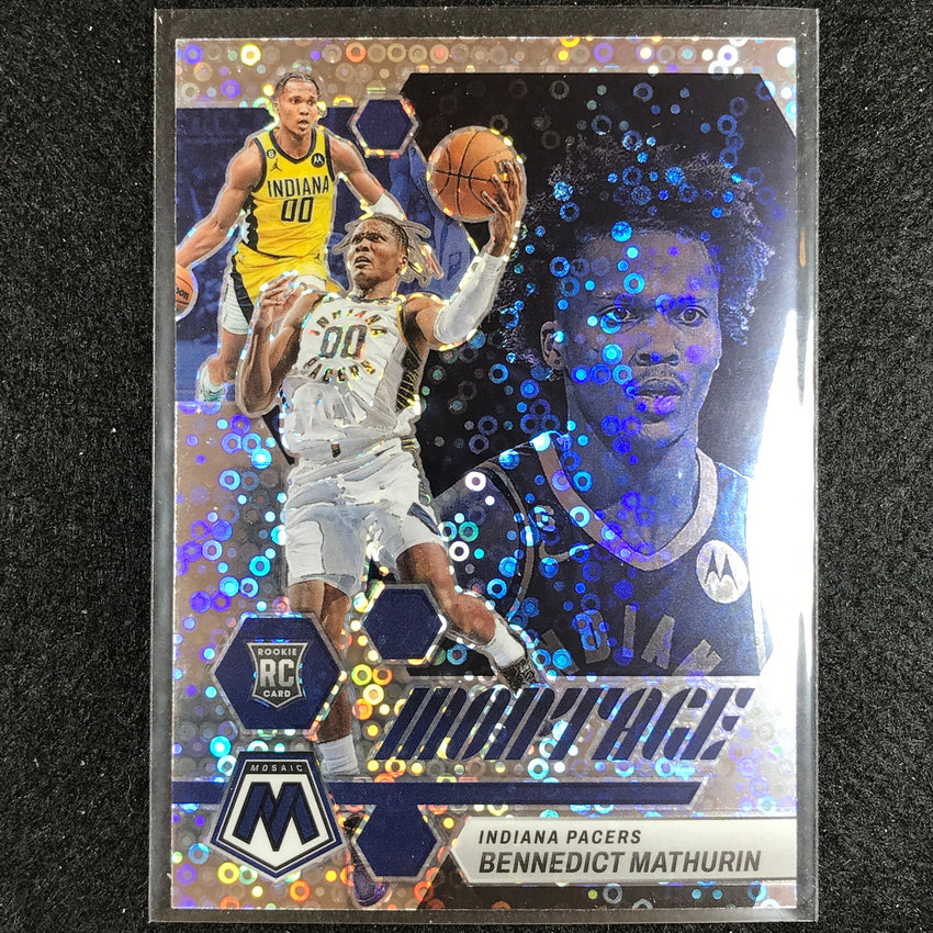2022-23 Mosaic BENNEDICT MATHURIN Montage Rookie Fast Break Silver Disco #25